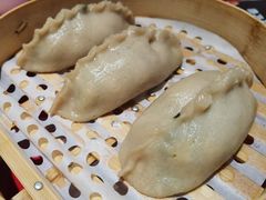 虾仁韭菜鸡蛋莜面蒸饺-西贝(武汉群星城店)