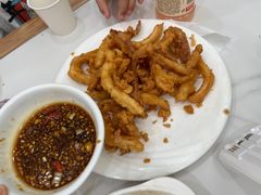 炸鱿鱼条-天伦海鲜·老味道·青岛菜(栈桥天主教堂店)