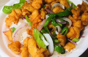Cumin Crispy Chicken Rice Bowl