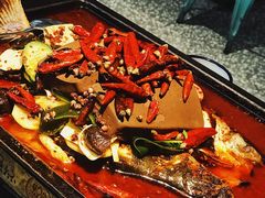 -探鱼·鲜青椒爽麻烤鱼(苏宁广场店)