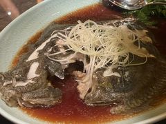 葱油清蒸多宝鱼-西安凯悦酒店·湖畔中餐厅