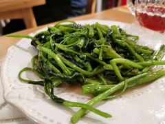 蝦籽空心菜-十面欢腾·海鲜面·台式Bistro(长乐路店)