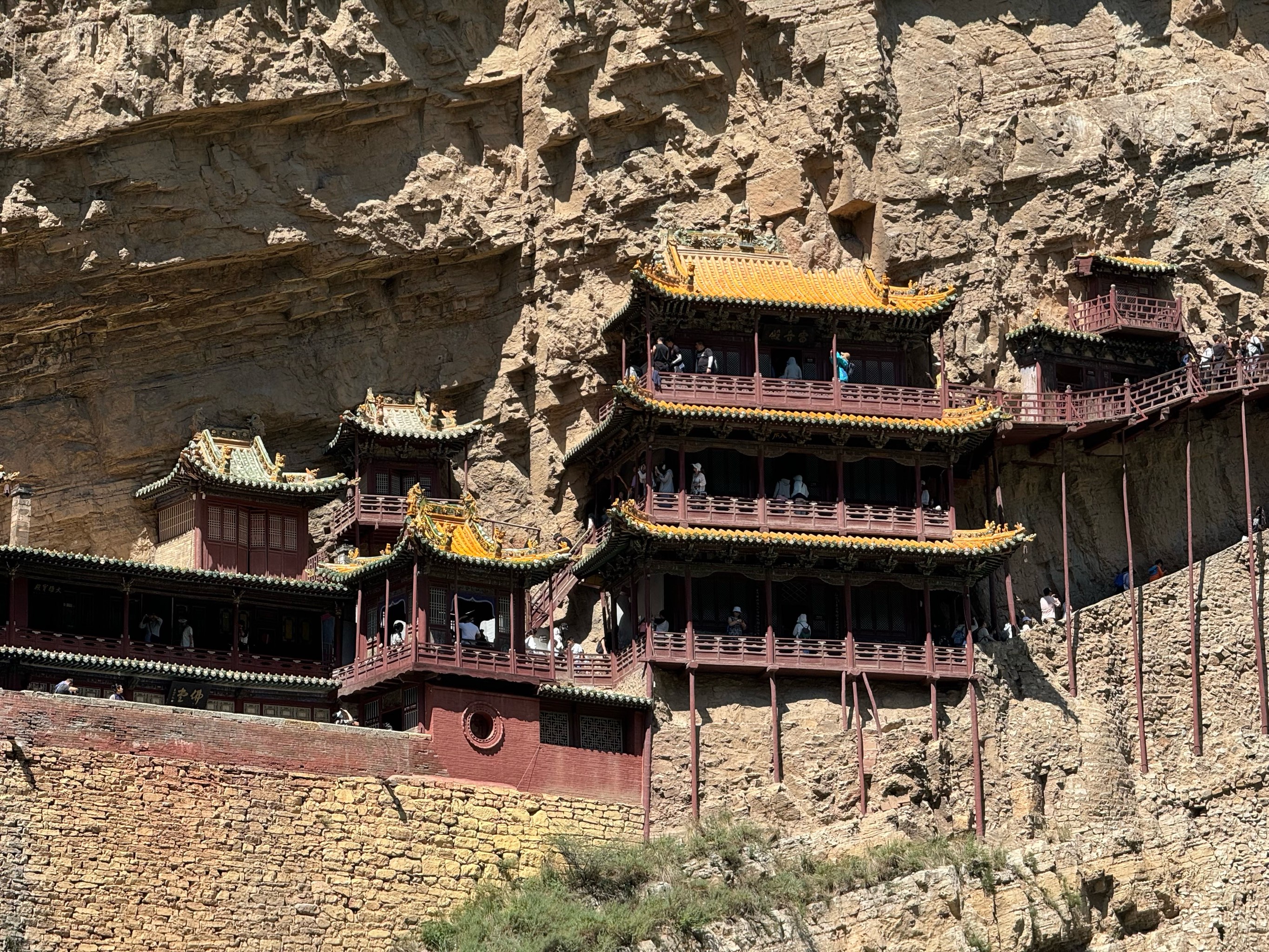 唐县茶叶庄村悬空寺图片