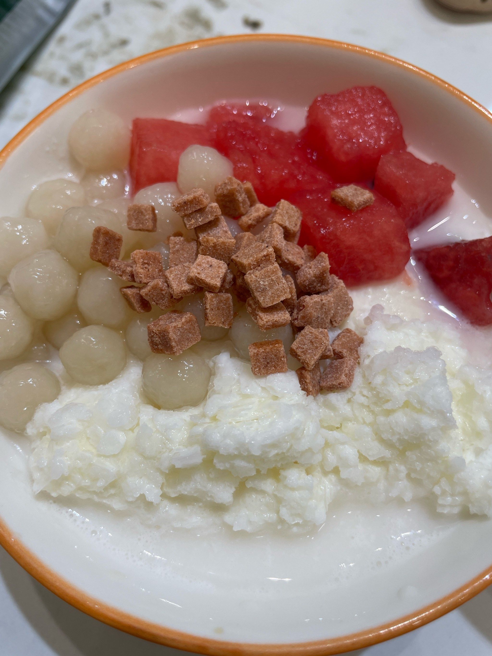 超好吃的冰豆花