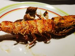 烤深海大虎虾-开海·红岛海鲜虾水饺(石老人店)