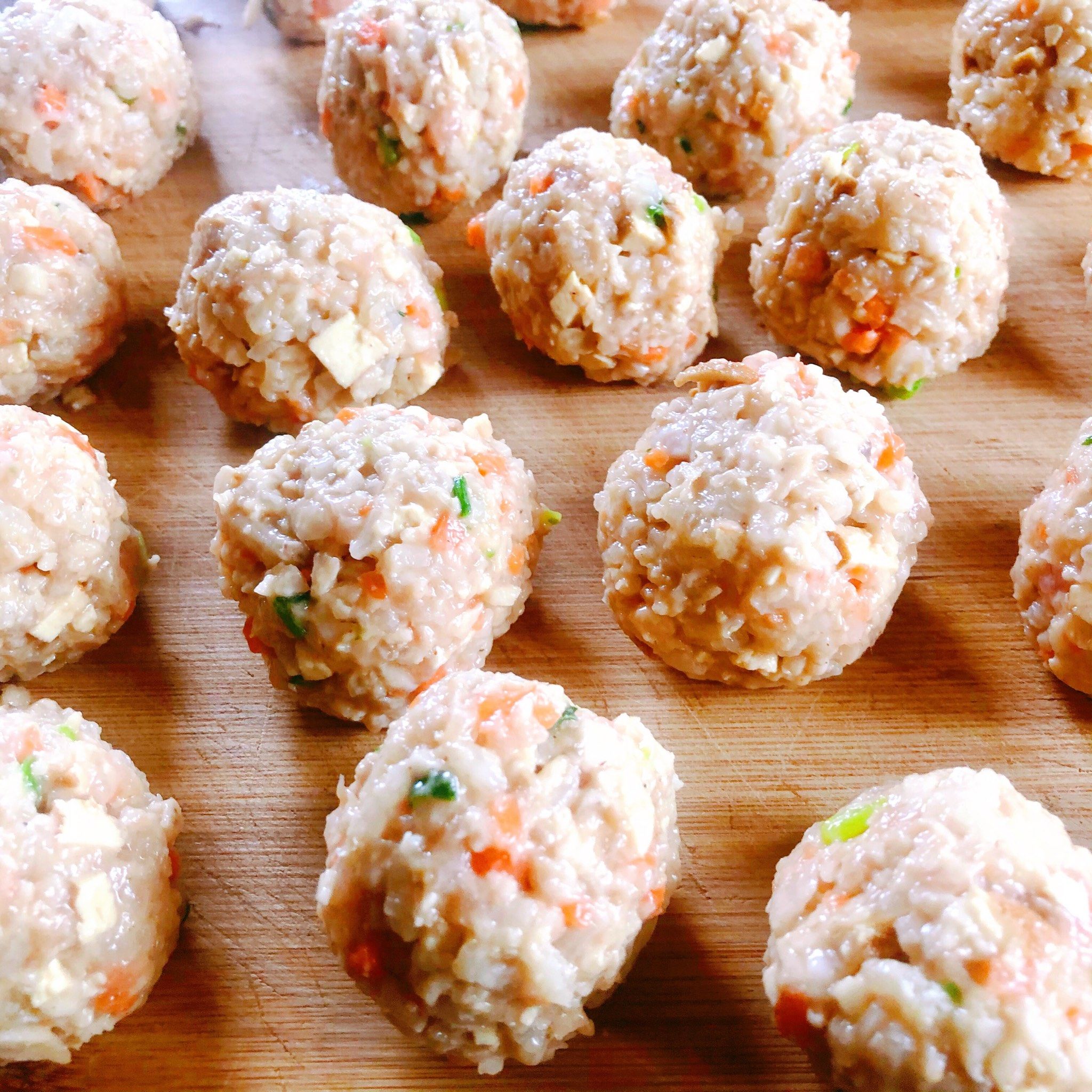 一定要试试这个糯米肉圆子!