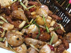 -东来菜馆•手抓海鲜家常菜•海鲜锅贴(鸽子窝店)