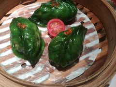 蒜香鲜虾菠菜饺-禄运茶居·手工点心(猎德店)