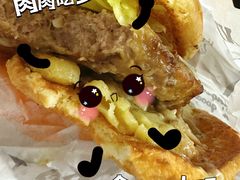 意面芝士汁汁厚作牛肉汉堡-肯德基(平江新城店)