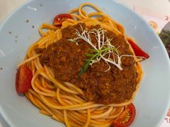 鲜番茄肉酱烩意粉-杯子红牛排(创意产业园店)
