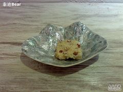 免费赠送的小米糕-十面欢腾·海鲜面·台式Bistro(长乐路店)