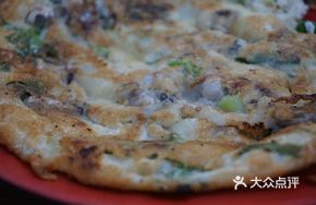 Laver and Oyster Pancake