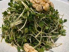 鲜核桃拌萝卜缨-申粤轩酒楼·三十年粤菜经典(丁香花园店)