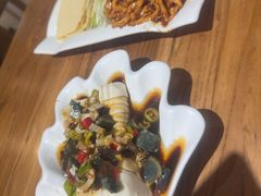 -东来菜馆•手抓海鲜家常菜•海鲜锅贴(鸽子窝店)