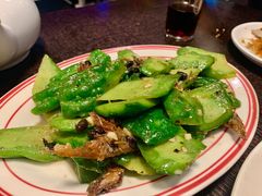 豆豉鲮鱼炒凉瓜-乾坤饭店