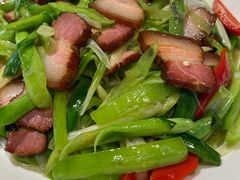 家乡熏肉炒大蒜-潮人姐妹轩(海宁路店)