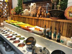 自助调料区-草原塞蛮羊火锅城(港湾店)