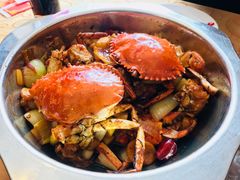 香辣蟹炒菜-秦记香辣蟹(松榆里店)
