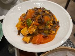 番茄鸡蛋黑豆面-五观堂素食(新华路店)