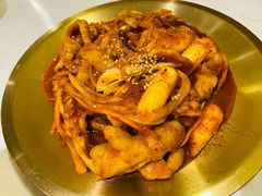 无骨鸡爪炒年糕-老板娘的烤肉店(港湾广场店)