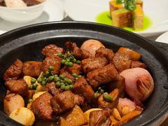 煎烹雪花牛肉-狮王府淮扬菜(老门东店)