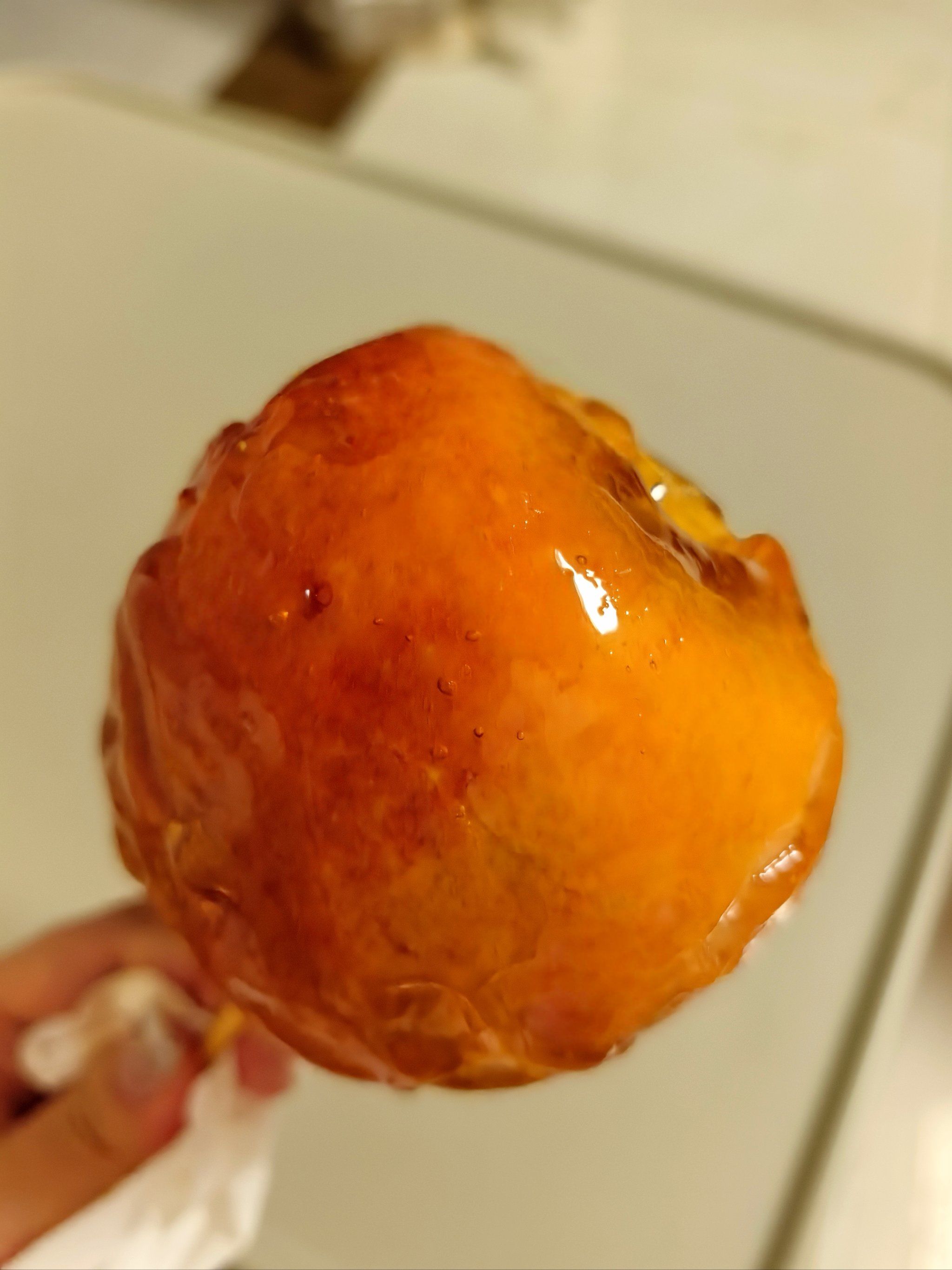 小时候吃的苹果糖葫芦
