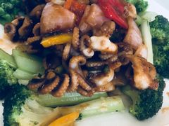 酱爆鱿鱼西蓝花-黄埔华苑酒家(黄埔店)