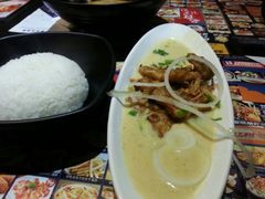 白咖喱猪扒饭-沙嗲王(加拿芬店)