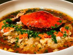 葱油蒸红膏蟹-玫瑰厅上海菜(兴国路店)