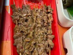 炭烤生牛-老表记广西宵夜螺蛳鸭脚煲(西大店)