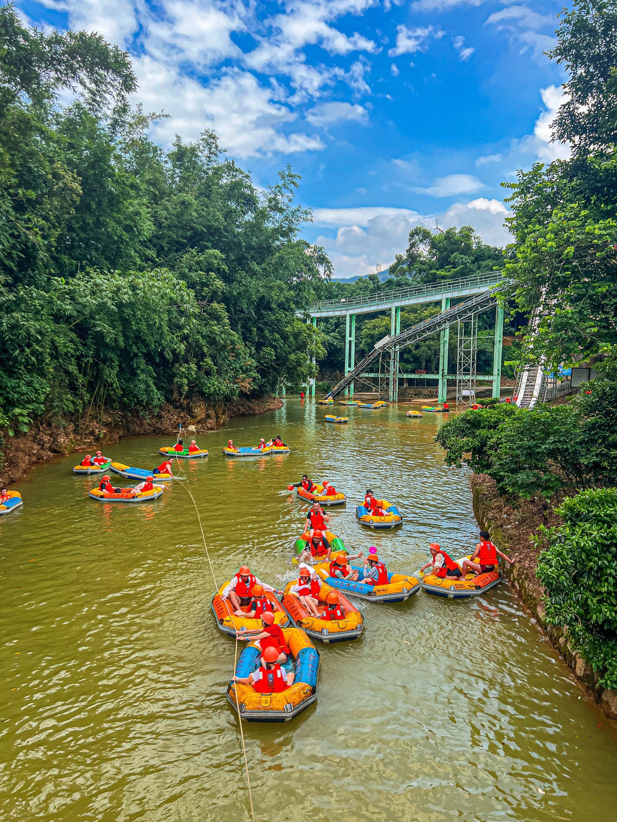 🧊高空玻璃漂流➕水上乐园💦冰镇夏日新玩法
