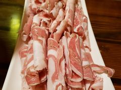 刷羊肉-昱家胡同·烧烤海鲜铜锅涮肉(和平里店)