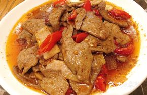 Spicy Stir-fried Beef Liver
