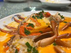 蛋羹葱油膏蟹-蟹榭·本帮江浙菜·蟹宴(五角场合生汇商场店)