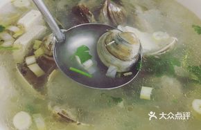 Clam and Fish Dumpling Soup