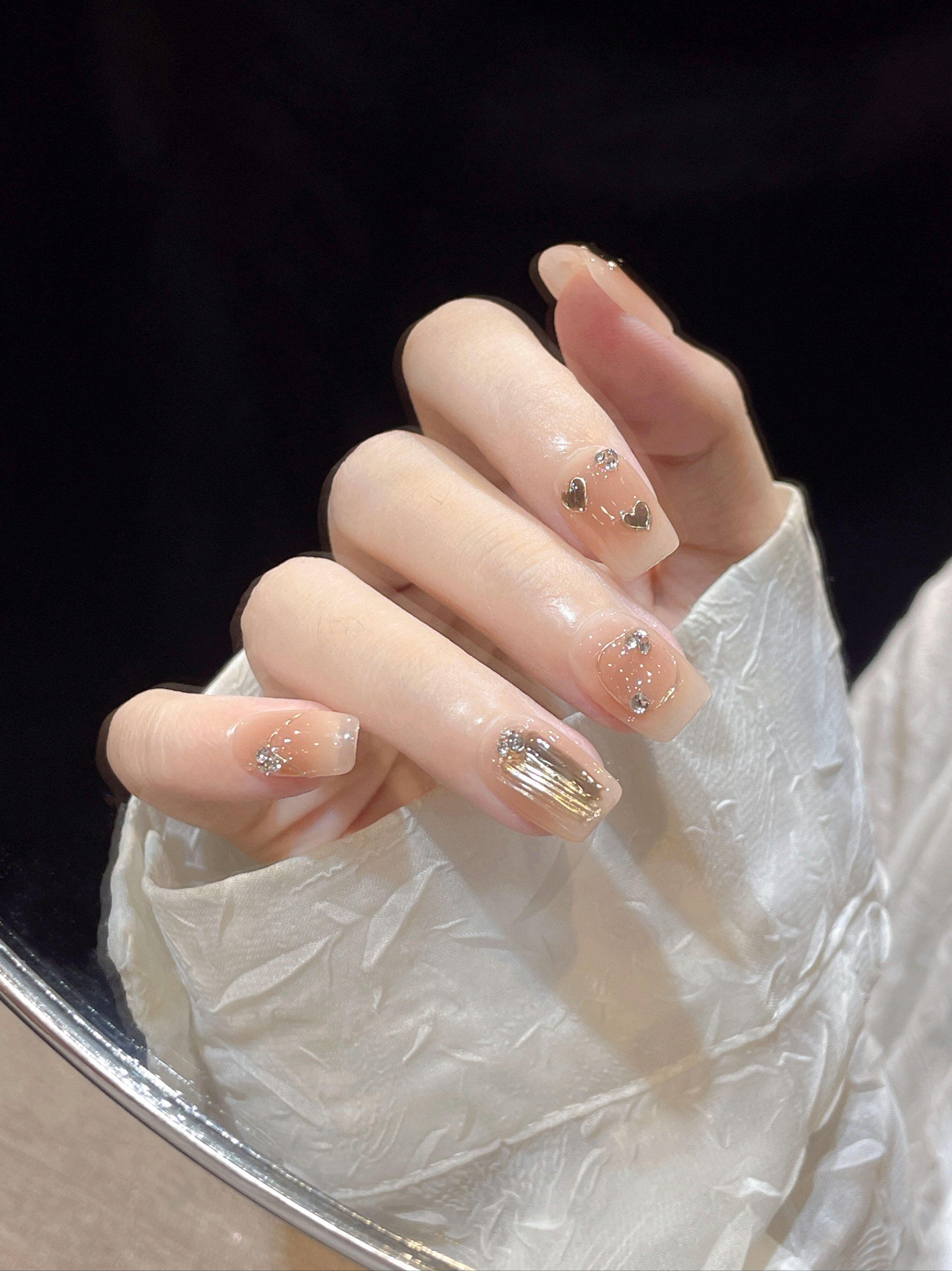 初秋美甲97气质腮红美甲