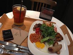 烤蘑菇番茄干法式三文治-agnès b. CAFE(ifc mallLA LOGGIA bis)