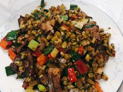 酸豆角炒腊肉-新新湘菜馆(新中街二条店)