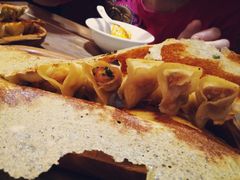 韭黄牛肉锅贴-海荣锅贴馆(五味十字店)