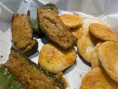 酿尖椒拼鱼饼-夏茅维记饭店