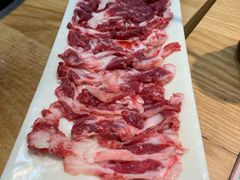 现切吊龙拌-为什么牛潮汕牛肉火锅(万胜广场店)