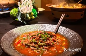 Inherited Chicken Offal with Mung Bean Noodles