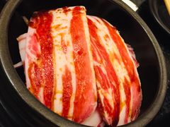 调味猪五花-九田家黑牛烤肉料理(中北镇店)