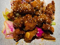 蒜香蜜汁排骨-绿茶餐厅(成都大悦城店)