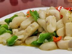 马蹄炒肉-虎洞山庄食府