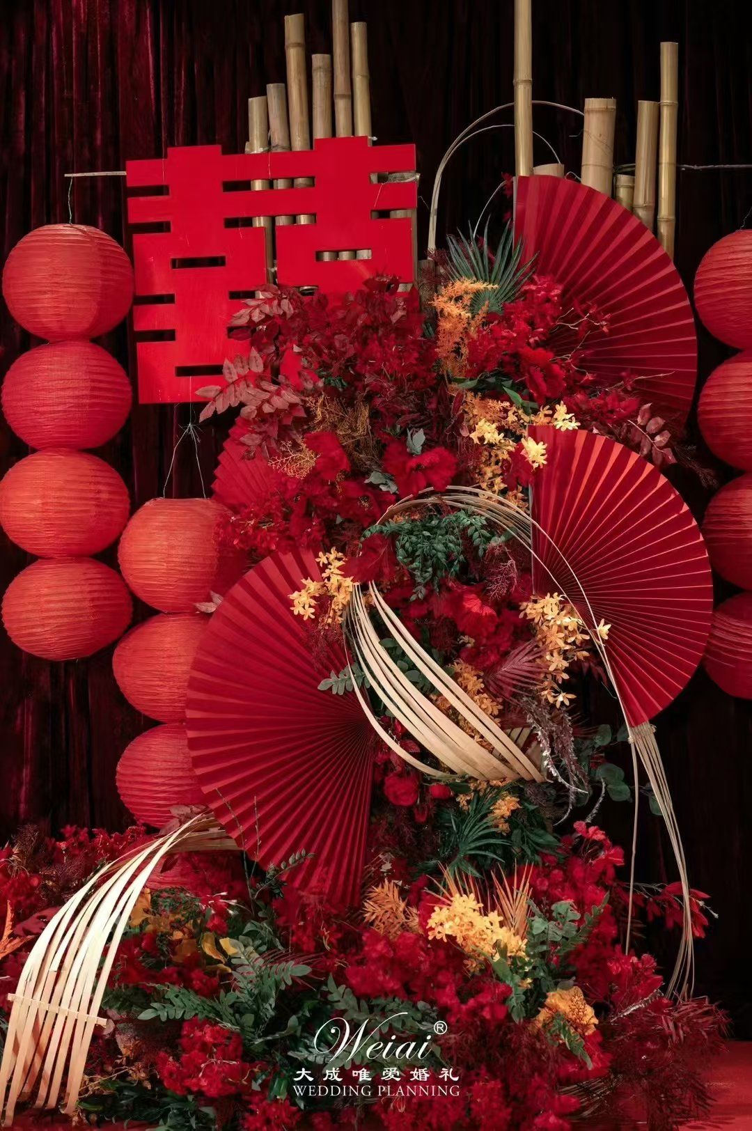 红色系新中式婚礼