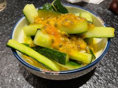 百香果捞青瓜-何妹湿辣牛肉·粤式烧烤砂煲(桂雅路店)