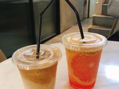 柚子百香果茶-KAFVS咖啡思咖啡馆(香海路店)