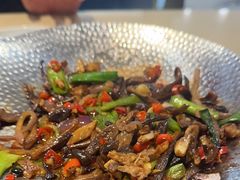 干锅鹿茸菌-福禄财东北菜(珠江帝景店)