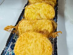 鸡蛋炸馒头片-大槐树烤肉馆